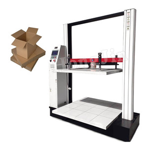 Máquina de prueba de presión de cartón servo para computadora, caja de embalaje de cartón, máquina de prueba de fuerza de compresión - Product Image 1