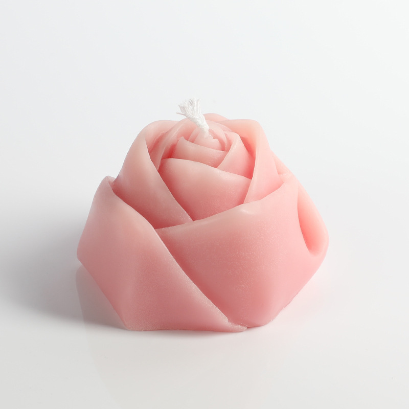 Rose géométrique rose