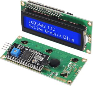 Aismartlink LCD1602 1602 <strong>LCD</strong> Module Blue Screen 16x2 Character <strong>LCD</strong> <strong>Display</strong> with IIC <strong>I2C</strong> Serial <strong>Interface</strong> Adapter Module - Product Image 6
