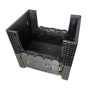 Contenedor plegable de plástico con ventilación, venta al por mayor, envío logístico, caja de paleta plegable apilada para uso de frutas y verduras duraderas - Product Image 2