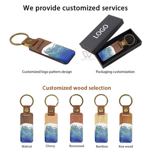 Keyholder Seawave tasarım Hawaii promosyon hediye anahtarlık ile özelleştirilmiş ceviz anahtarlık düzenlemek - Product Image 2
