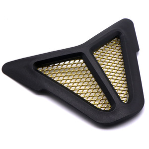 Yamaha R15 V3 için motosiklet modifikasyon parçaları için ön far hava girişi dekoratif levha koruyucu net - Product Image 4