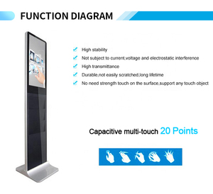 21&quot; Android Standing Ad Lcd with Wifi Internet Touch Screen <strong>Queue</strong> <strong>System</strong> Mini Kiosk Monitor - Product Image 4