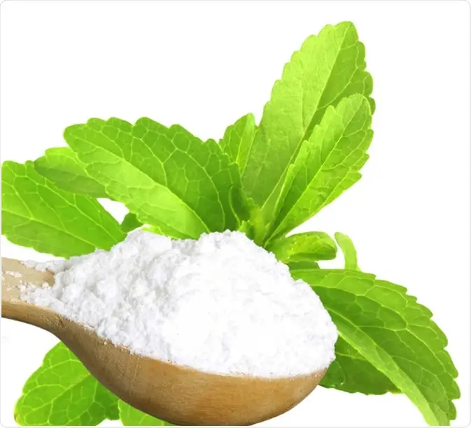 ViaSweet אורגני טהור stevia glycoside 98% rebaudioside 97% stevia אבקת סוכר משלוח בתפזורת ממתיק