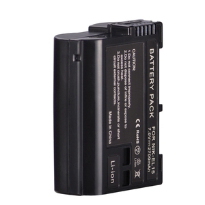 1300mAhカメラバッテリーEN-EL15 NIKON用バッテリー<span class=keywords><strong>LED</strong></span>ライト用補助バッテリーNIKON用