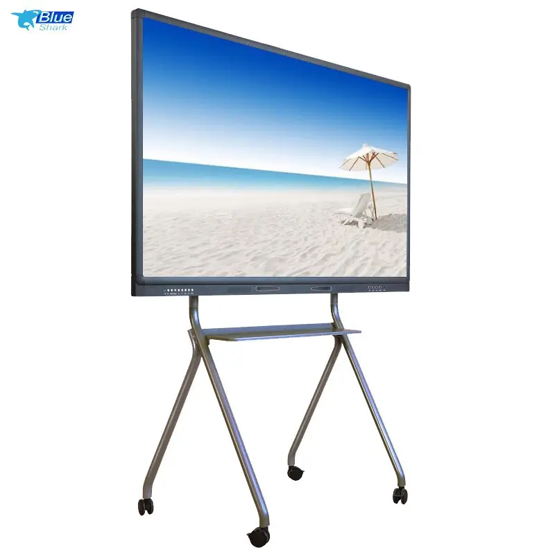 55 65 75 85 Inch Classroom Digital 4K LCD Display Educational Panel Touch Screen Smart Board Interactive Whiteboard
