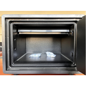 Caja DE SEGURIDAD ignífuga de doble seguridad con cerradura de llave y código eléctrico, caja de seguridad con alarma anormal para oficina, hotel o habitación de hotel - Product Image 5