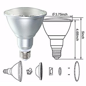 RGBW IP65 su geçirmez waterproof spot ışık 3CCT 85-265V 18W 20W E27 spot kırmızı yeşil mavi PAR20 remote uzaktan kumanda LED spot - Product Image 5