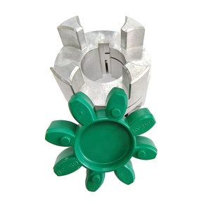 High Flexibility Aluminium C45 Steel Spider <strong>Coupling</strong> Flexible Shaft <strong>Couplings</strong> with <strong>Elastic</strong> <strong>PU</strong> Spider Cushion