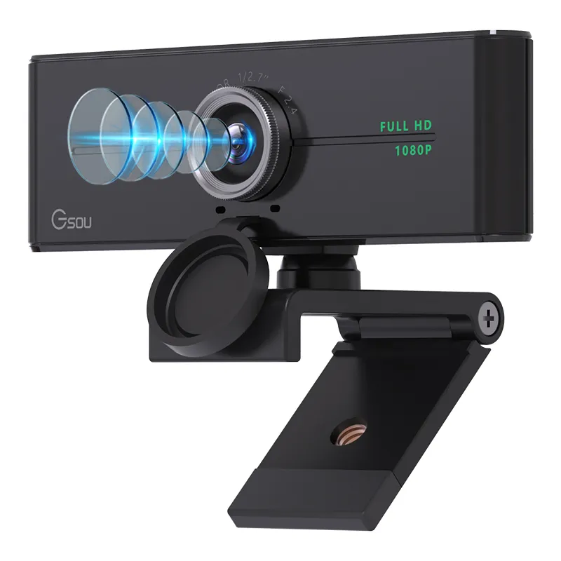 Nuovo Design Full HD 1080P 2k 4k Ultra HD Webcam Camera con microfono incorporato per il gioco e la registrazione, Live Streaming