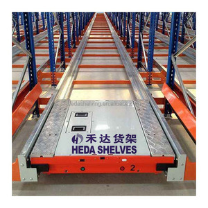 Doppio profondo Pallet Rack di stoccaggio In acciaio sistema di scaffalature navetta Rack navetta Drive nel sistema di Racking dal fornitore della Cina - Product Image 1