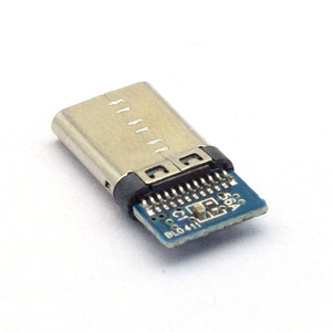 Tek elden satın alma desteği özelleştirme soket fiş ses 1A 30V DC 24 Pins Usb tip c erkek konnektör - Product Image 3