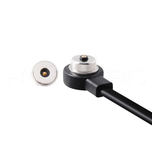 Cable de conexión microusb para sincronización de datos, conector magnético de 2 pines para adaptador de pcb, 90, 180, 360, 540 - Product Image 2