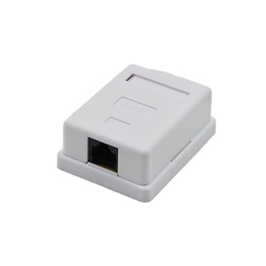 Ethernet <span class=keywords><strong>RJ45</strong></span> Cat6 Cat5 cổng kép bề mặt gắn kết - Product Image 2