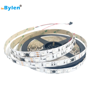 Dijital RGBIC DC24V 12W 5050 60LEDs 10Piexls RGB adresli LED şerit işık WS2811 IP20 IP65 IP66 IP67 LED şerit işık - Product Image 2