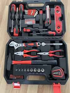 存储在处理工具箱最好设计所有的手工具名称 54 件家用工具套件 - Product Image 3