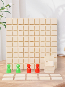 Wooden Chess-like Strategy Game - Castle <strong>Siege</strong> &amp; Defense Fun Family Board Game for Kids 3+ with Learning Intelligence Skills - Product Image 2