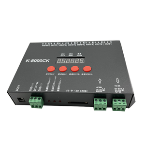 K-8000CK K8000CK цифровой DMX SPI контроллер сигнала с SD-картой ручное светодиодное программное обеспечение Edison программирование для управления освещением
