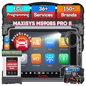 Autel MaxiSYS MS908S PRO II, sistema completo de coche, herramienta profesional de programación <span class=keywords><strong>ECU</strong></span>, máquina de escáner OBD 2, herramientas de diagnóstico de vehículos - Product Image 1