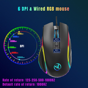 All'ingrosso A906 cablato Mouse da gioco 12800DPI RGB ergonomico Mouse per Computer Macro programmazione Mouse per Computer - Product Image 4
