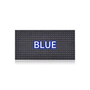 Pantalla de visualización monocromática LED de video de módulo de color azul de alta calidad - Product Image 1