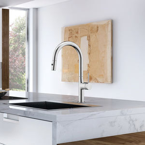 <span class=keywords><strong>2025</strong></span> New đơn LEVER Rotating 304 316 thép không gỉ kéo xuống chì miễn phí bồn rửa nhà bếp Vòi tap với kéo xuống phun - Product Image 5