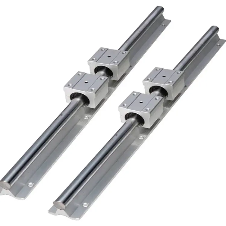 SBR12 SBR16 SBR20 SBR25 trilho de guia de movimento linear de alumínio rolamento de bloco deslizante para máquina CNC