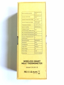 Termómetro inteligente inalámbrico Bluetooth para barbacoa, aplicación móvil, resistente al agua, horno de carne, medición de temperatura de alimentos - Product Image 6