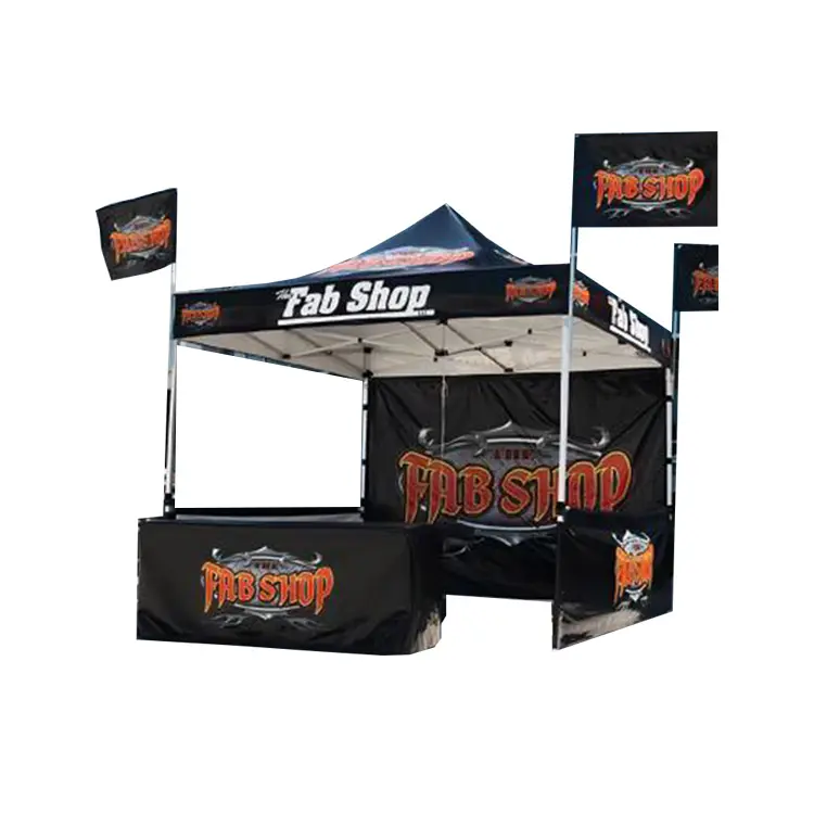 Zonneschijn Op Maat Gedrukt Logo Evenement 10X10 Ft Beurs Tent Met Logo