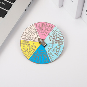 Özel yapılmış döndür döner spinner ok sert emaye büyük yaka pin rozeti metal karar verici spin dönen emaye pin - Product Image 2
