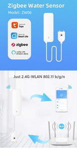 Zigbee水漏れセンサーバッテリー音声制御とリモートコントロールスイッチ付き - Product Image 2
