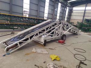 Transportador de carga de doble ala para carga de camiones/trenes, sistema automático de manejo de paquetes, altura ajustable - Product Image 5