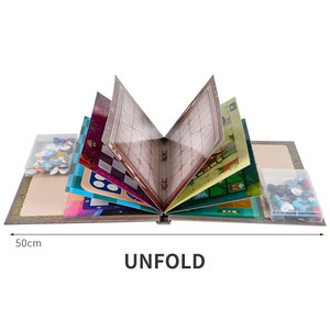 Direct Factory Sale New Trending 15-in-1 Multifunctional Board Games Open <strong>Books</strong> Flying Chess <strong>Beast</strong> Fighting Music Children