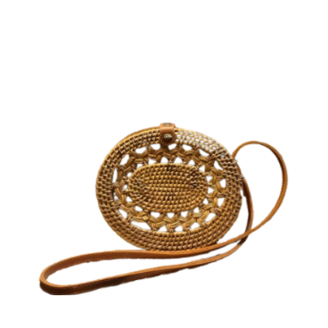 Sac fourre-tout en rotin naturel