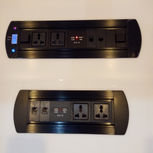 Advanced Office Furniture Desk <strong>Mounted</strong> Power Socket 15A Rated Current 4 USB Output Ports 4 AC Outlets <strong>UK</strong>/US/EU/AU/ CN Plug 5M - Product Image 6
