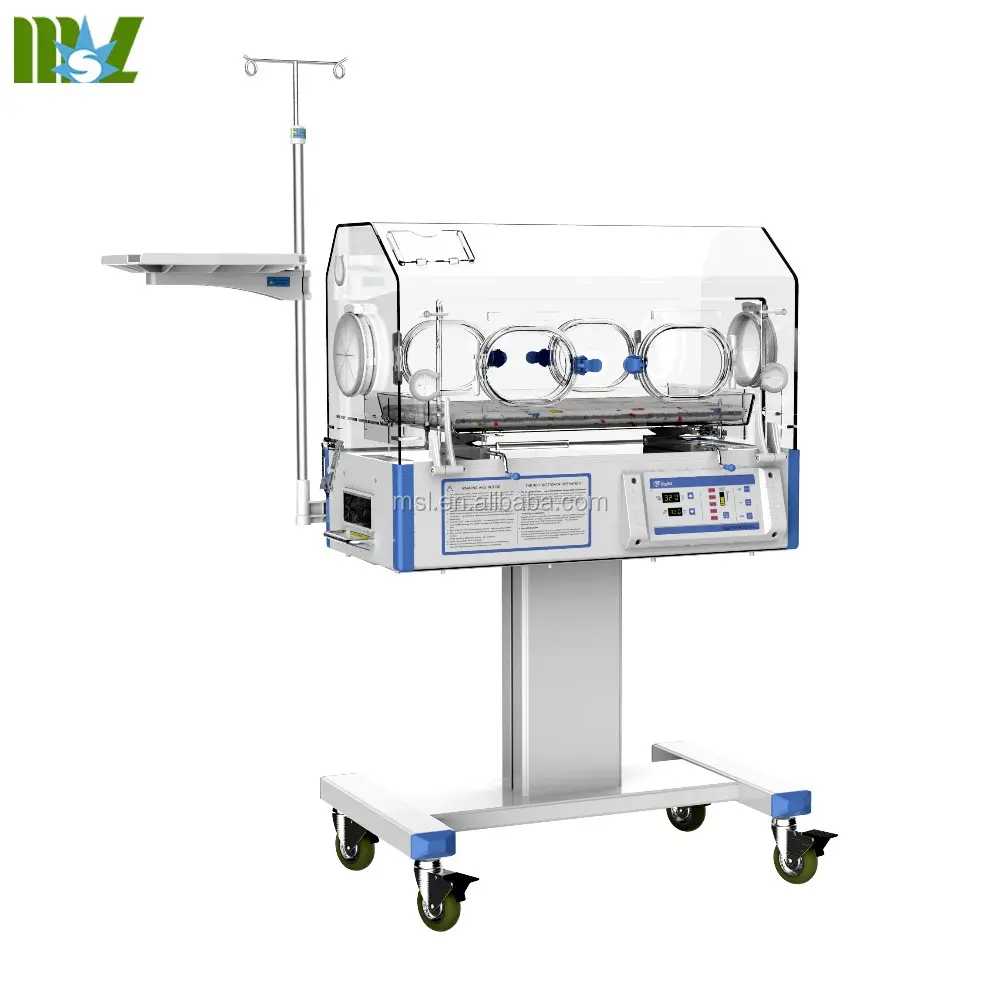 MEDSINGLONGトップセール病院医療機器新生児保育器フォトテラピーランプ付き