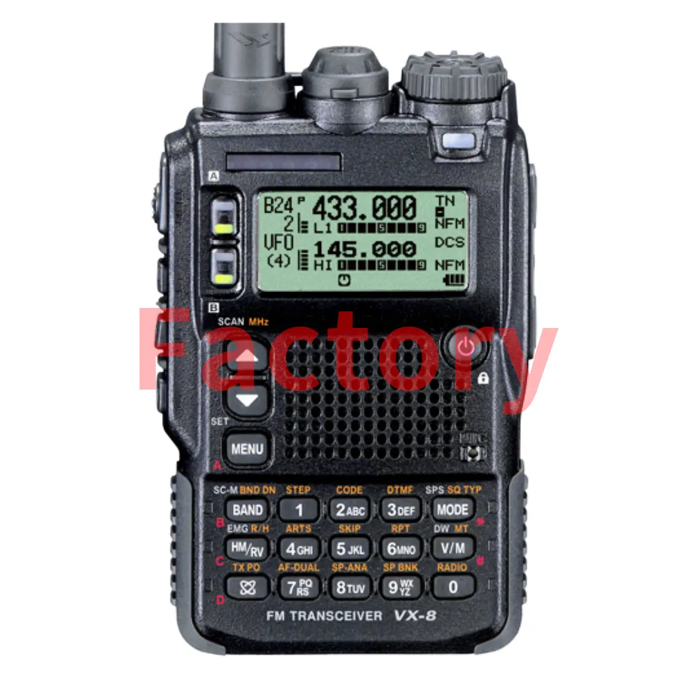 Gran oferta VAESU VX 8dr Triple banda Digital Ham vx8dr Japón transceptor de mano móvil DMR intercomunicador Walkie Talkie Radio bidireccional