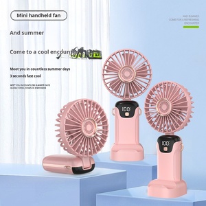 2025最新迷你风扇便携式1500毫安电池8h运行时手持冷却风扇 - Product Image 2