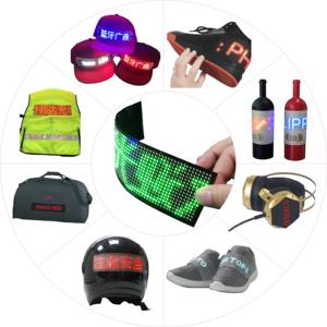 LEDアプリ制御広告キャッププログラム可能メッセージ点滅防水キャップLED広告キャップ - Product Image 5