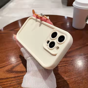 卸売低価格キャンディカラーソフトTPU携帯電話ケースiPhone用16 15 14 13 12 17 Pro Max Plusレンズ保護バックカバー - Product Image 3