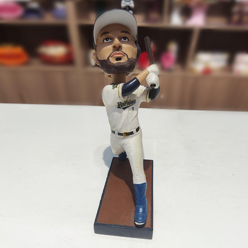 Personajes de dibujos animados de béisbol A