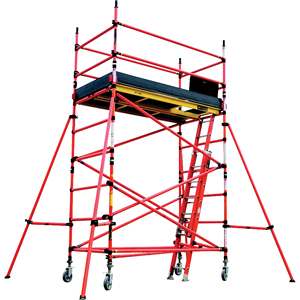 Prima, diseño moderno, andamios de aluminio móviles multifuncionales, construcción al aire libre, acero duradero con acabado galvanizado - Product Image 6