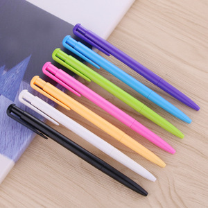 Longorgeous simples廉价塑料可伸缩圆珠笔，带定制个性化标志 - Product Image 3