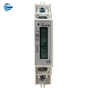 KWH 45-65Hz単相エネルギー消費メーター1パルス出力RS485MODBUS DINレール設置ホームオフィス用 - Product Image 2