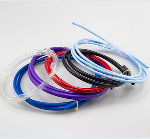Esnek şeffaf PVC örgülü hortum trend şeffaf PVC boru ve kablo koruması için boru - Product Image 2