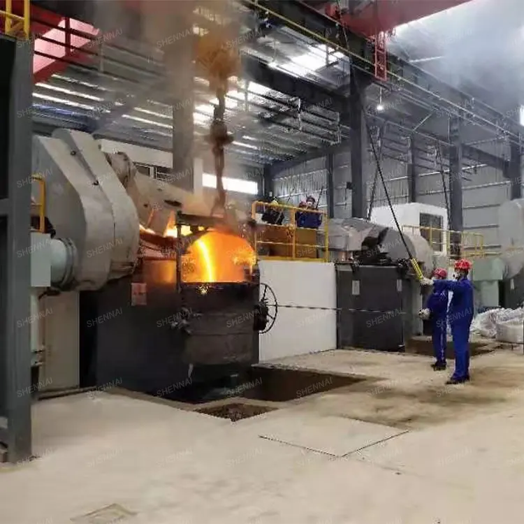 溶融炉200-1000kgのインゴットを製造アルミニウム鋳造炉オーブンポット