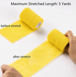 Özel Logo dayanıklı ilk yardım insan evcil hayvan veteriner kendinden yapışkanlı tensoplast elastik yapışkanlı bandaj - Product Image 3