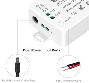 WS2812B WS2811 Controller WiFi LED, controllo App iOS Android DC 5V ~ 24V SP801E Driver LED per luce modulo digitale - Product Image 3