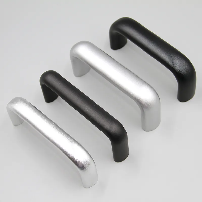 stainless steel aluminum alloy oval heavy duty handle load-bearing equipment handle automatic oxidized U-shaped handle