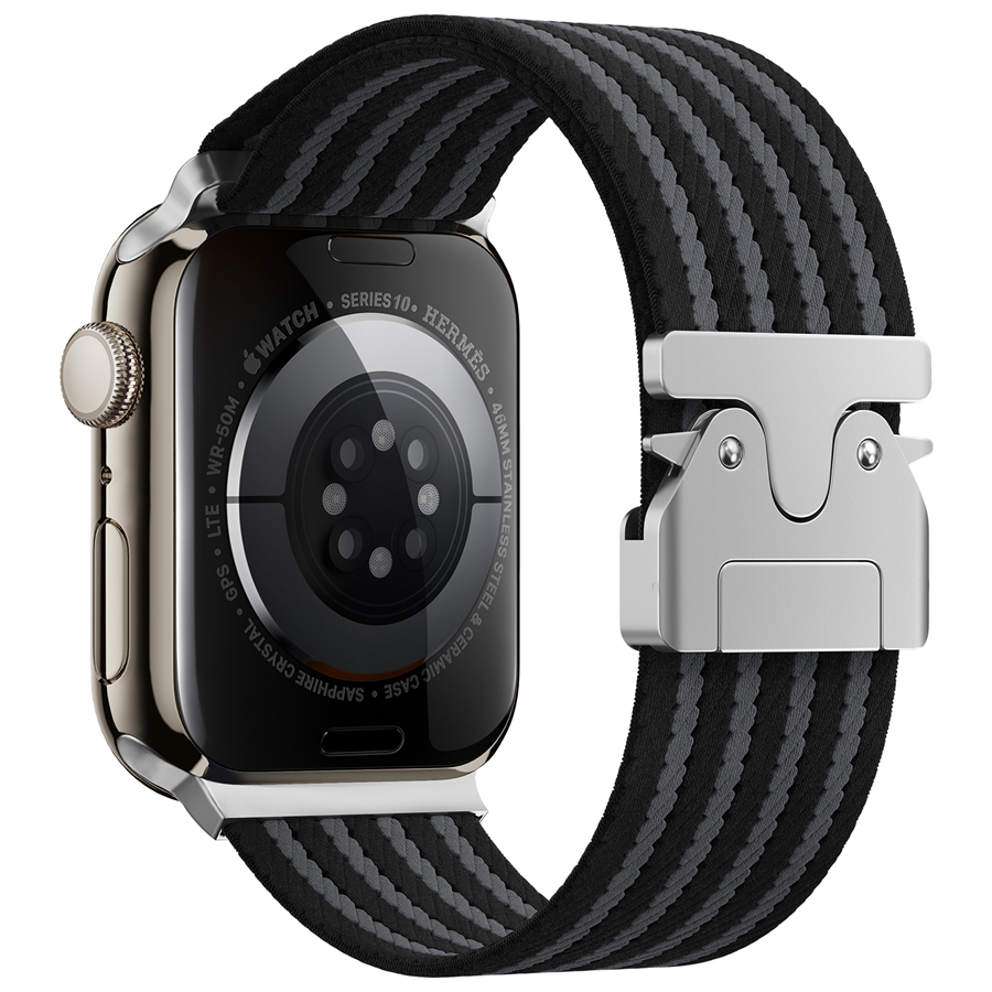 C6#Black/Gray Four Stripe